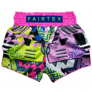 Шорты для тайского бокса Fairtex (X Future Lab Pink)
